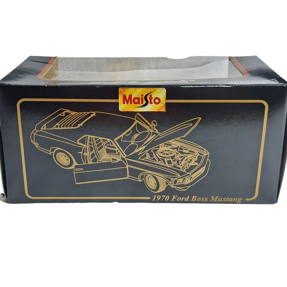 Maisto 1970  Ford‎ Boss Mustang Yellow & Black 302 1:24 Die-Cast